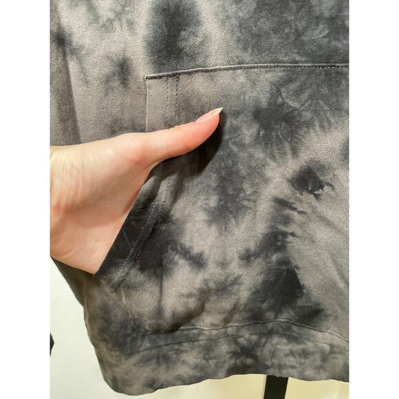 NWT VOLCOM Stone Dye Hoodie Youth L Large Cotton Jersey Tie Dye Pullover Gray - Picture 2 of 8